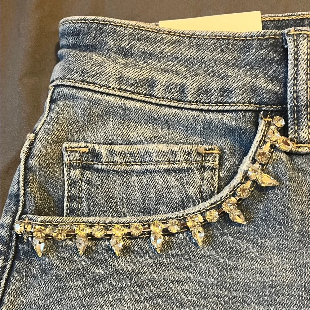 Lovervet Light Blue Denim Jean Shorts - Picture 5 of 6